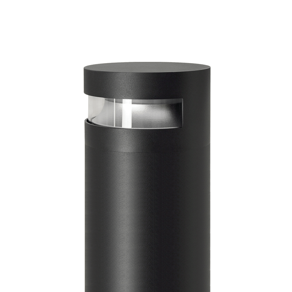 FCB6C-18L02 6" Bollard, 40"H, 180° Lens, closeup